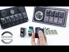 Dc 12v / 24v Automotive Rocker Switch Aluminum 5 Pin