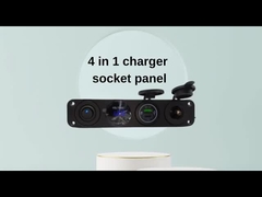 4 In 1 Charger Socket Panel Dual Usb 12V