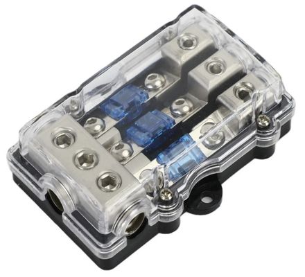 Mini ANL Blade Fuse Holder - 2/3/4 Way Car Audio Power Distribution Block - View #2