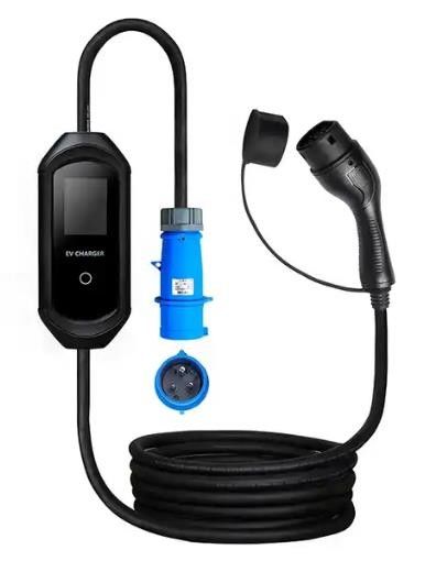 IP55 Type 2 Portable EV Chargers 3.5KW 7KW Home Lightweight Easy Installation