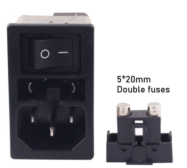 IEC 320 AC EMI Filter 10A EMC Noise Filter Power Entry Module