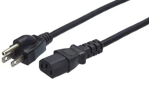 IEC US Power Cords Waterproof 250V 3 Pin Computer Ac Power Cable