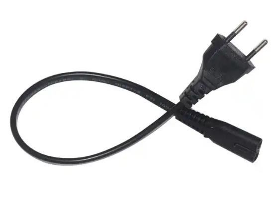 Flexible EU AC Power Cords Lightweight Electric Extension Cord 2 Pin