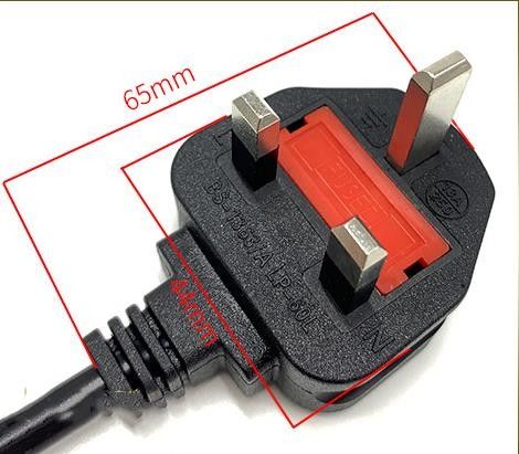 IEC UK AC Power Cords 1.5M 3 Prong Plug Mains Lead Cable 5Ft