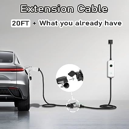 New Factory Powerful Extension Cord EV Charger Ip55 J1772 Extension Cable