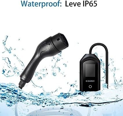 GBT 200-250V Level 2 3.5KW 7KW Portable Fast Charger Dustproof 5M 7M 10M Cable