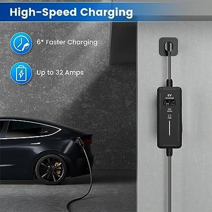 3.5KW 16A 7KW 32A Home Application Connector Car Electric Charger Type 2 Ac Ev Portable Charger