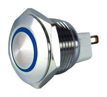 Power On Off Metal Push Button Switches 30mm Illuminated Ring Type LED