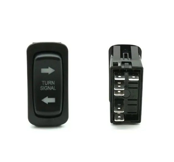 Carling Style Car Rocker Switch 12v 20a 24v 10a Red Cover Red Led Light Dashboard Hazard Emergency Warning
