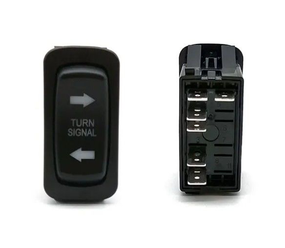 Carling Style Car Rocker Switch 12v 20a 24v 10a Red Cover Red Led Light Dashboard Hazard Emergency Warning
