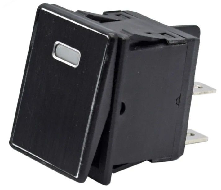 DC 12V 20A Push Button LED Metal Panel Aluminum 4PIN ON OFF Rocker Switch For Car Boat RV