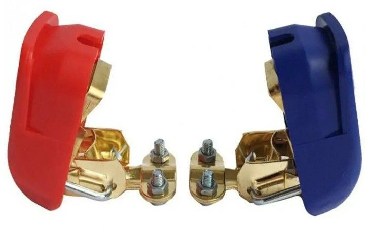 1 Pair 12V Car Quick Release Battery Disconnect Terminals Clamps Connectors Automotive Inline Fuse Holder