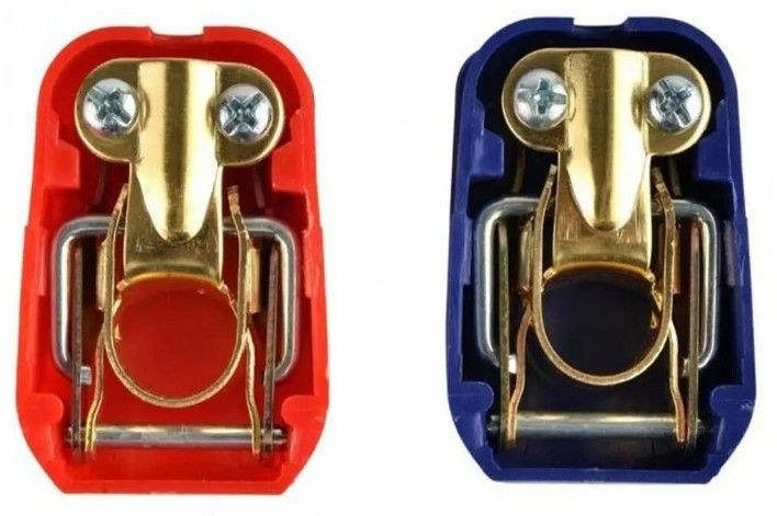 1 Pair 12V Car Quick Release Battery Disconnect Terminals Clamps Connectors Automotive Inline Fuse Holder