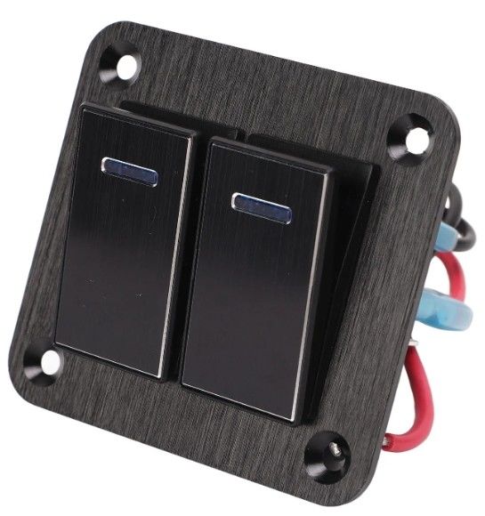 Toggle Switch Panel, Rocker Switch Panel Waterproof Universal UTV Boat Small Round Rocker Switch