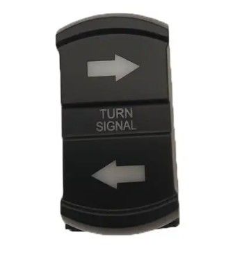 New Style Custom DIY Icon DC 12V 7Pin ON-OFF-ON LED Blue Light Turn Signal Rocker Switch For Car 4X4 Boat Trucks