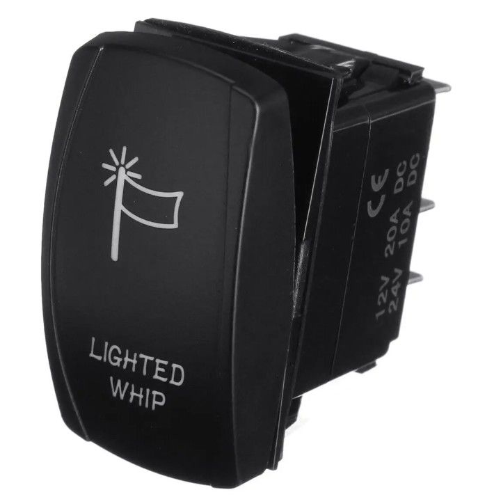 12V 24V Oem Customized Symbol Marine LED Waterproof 24 Volt Marine 4 Pin 5Pin Onoffon Rocker Switch