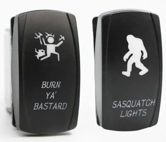 12V 24V Oem Customized Symbol Marine LED Waterproof 24 Volt Marine 4 Pin 5Pin Onoffon Rocker Switch