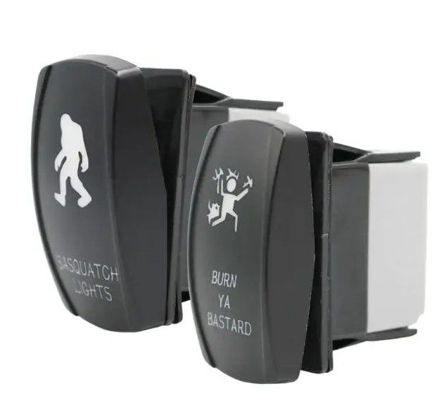 12V 24V Oem Customized Symbol Marine LED Waterproof 24 Volt Marine 4 Pin 5Pin Onoffon Rocker Switch