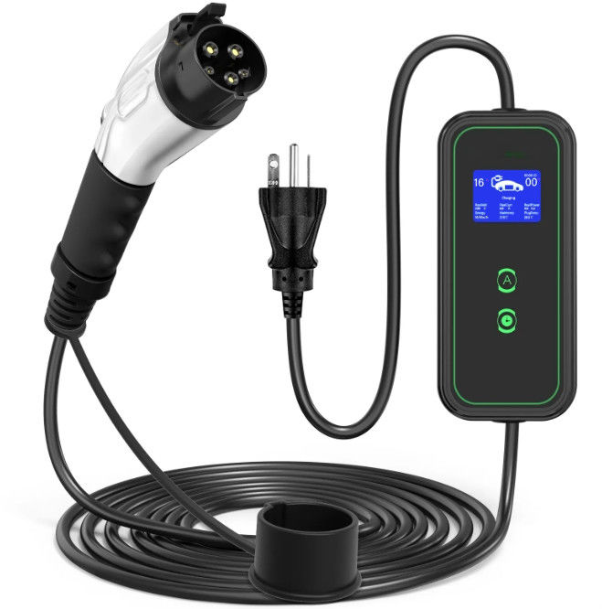 Type1 SAE J1772 16A 32A 40A Portable Ev Charger With UL&CE&FCC&ROHS Certifications