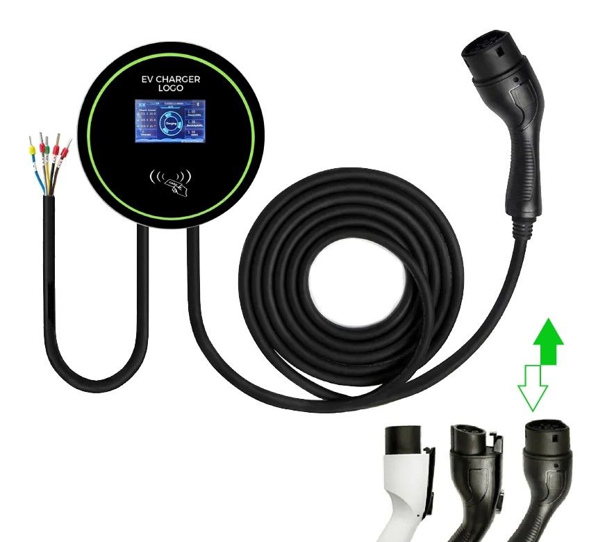 7kw 11kw 22kw AC EV Charger Type 2 Wallbox Fast Electric Vehicle Car Charging Stations