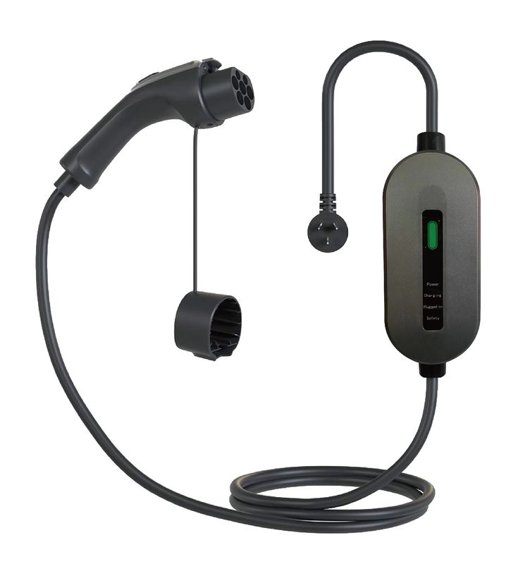 16A 32A Portable EV Chargers Type 2 Electric Car Charger Box IP55 Cable