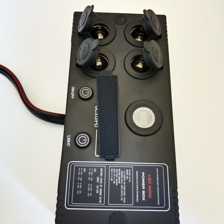 Portable USB QC3.0 PD Switch Control DC DC Charger Mini Power Box With Control Box