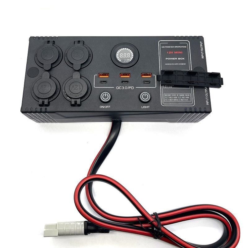 Portable USB QC3.0 PD Switch Control DC DC Charger Mini Power Box With Control Box