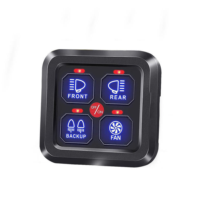 4 Gang Ford Switch Panel Circuit Control System Rocker Switch With Relay System / Wipe Lights