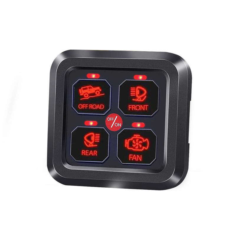 4 Gang Ford Switch Panel Circuit Control System Rocker Switch With Relay System / Wipe Lights