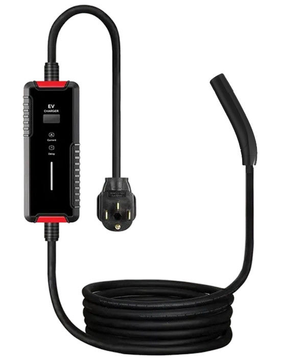 Smart Portable Tesla NACS EV Chargers 240V AC 16A/32A/40A SAE J3400 Home Electric Car Charger