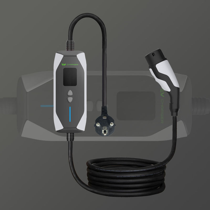 16A 3.5KW 32A 7KW Portable EV 240V TYPE 2 Home Portable Level 2 EV Charger For Ev Cars