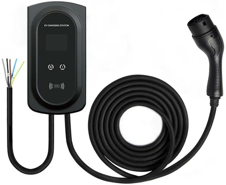 GBT Ac Wall Ev Charger 32a Wallbox Ev Charger Wall Mount Level 2 Ev Charger For Home
