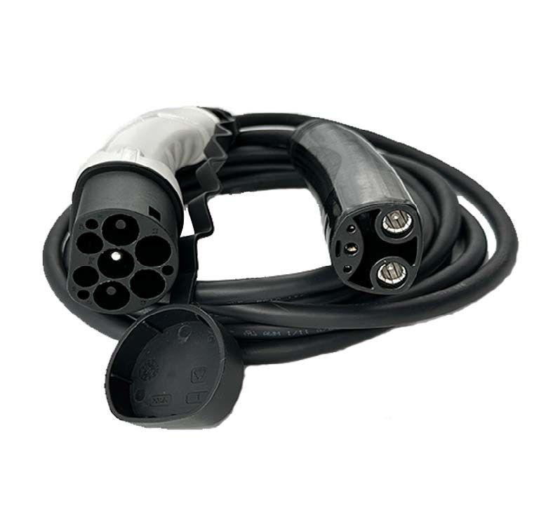 New factory directly sale 32A type 2 to tesla EV Charging Extension Cord 20kw ev charger