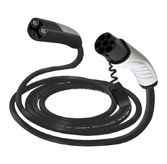 New factory directly sale 32A type 2 to tesla EV Charging Extension Cord 20kw ev charger