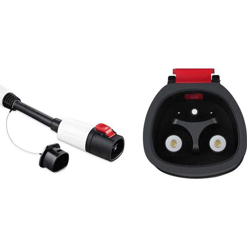 Portable Safety 60A 250V Tesla to Type1 EV Charger Adapter With Cable For Electric Car Charger