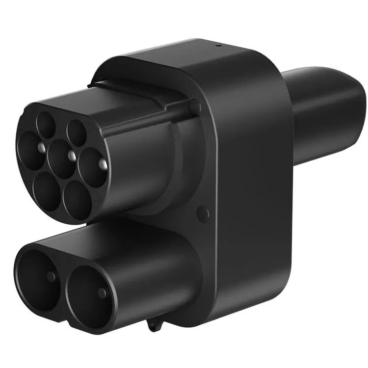 Europe CCS2 to tesla electric car charging CCS2 DC adapter For TESLA AC+DC