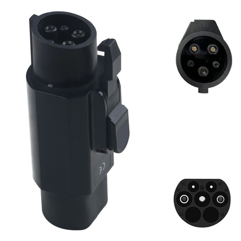 Type2 To J1772 EV Charging Adapter Male Type1 To Female Type 2 Electric Vehicle Charger Connector