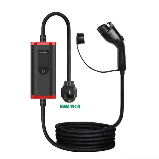 Factory 8a-32a Adjustable SAE J1772 TYPE1 Fast Electric Car Charger Portable Ev Charger
