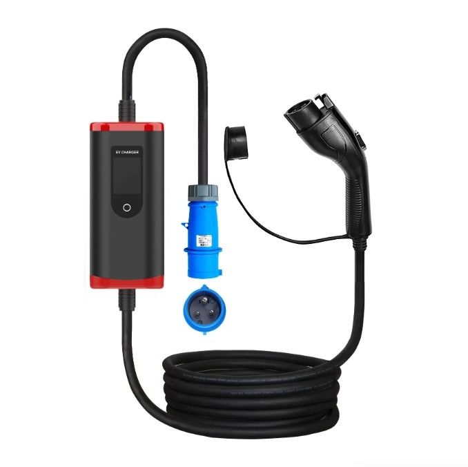 Factory 8a-32a Adjustable SAE J1772 TYPE1 Fast Electric Car Charger Portable Ev Charger
