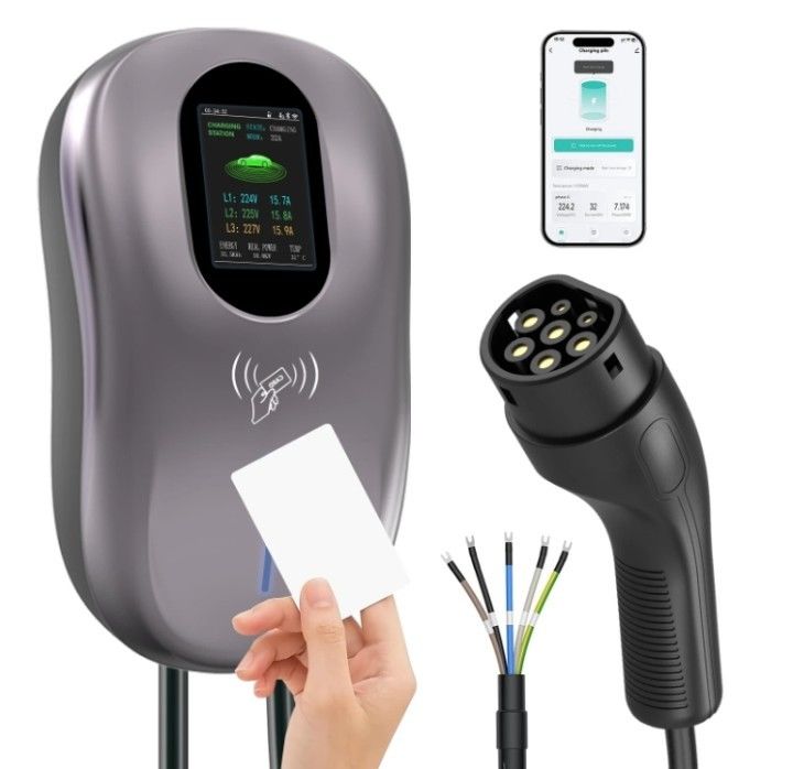 wholesale ev charging station Car Charger 11kw OEM Ev Outdoor IEC 62196 TYPE2 wallbox outdoor