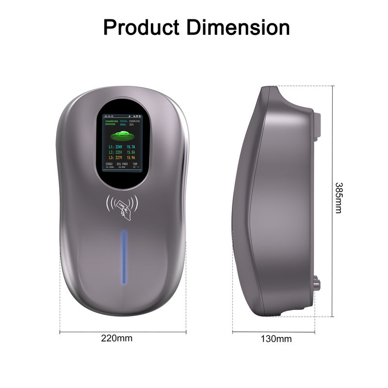 wholesale ev charging station Car Charger 11kw OEM Ev Outdoor IEC 62196 TYPE2 wallbox outdoor